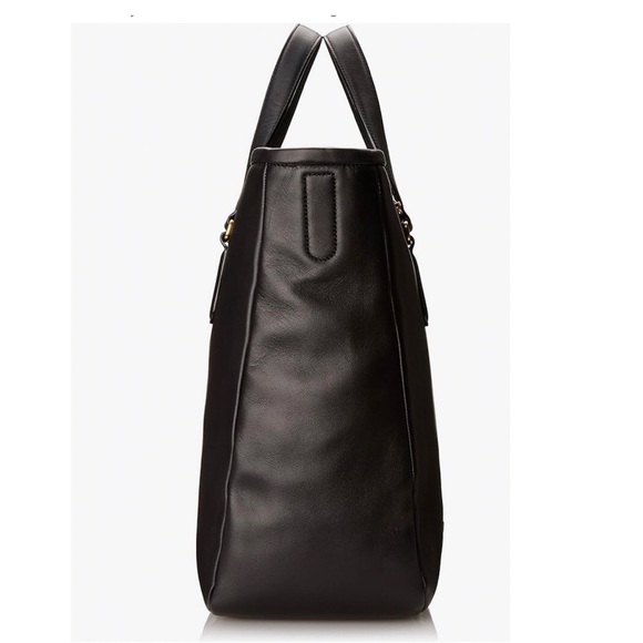 MARC JACOBS Luna Black Leather Top Handle Crossbody Tote Gold Hardware LIKE NEW - Picture 14 of 16